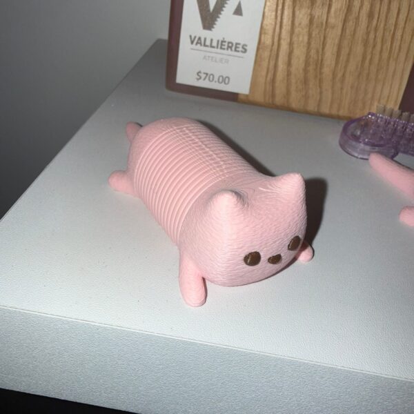 Chat articulé imprimé en 3D