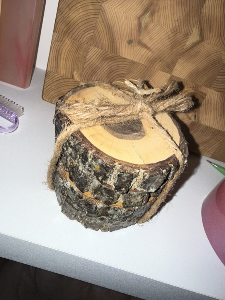 Sous-verres en noyer noir